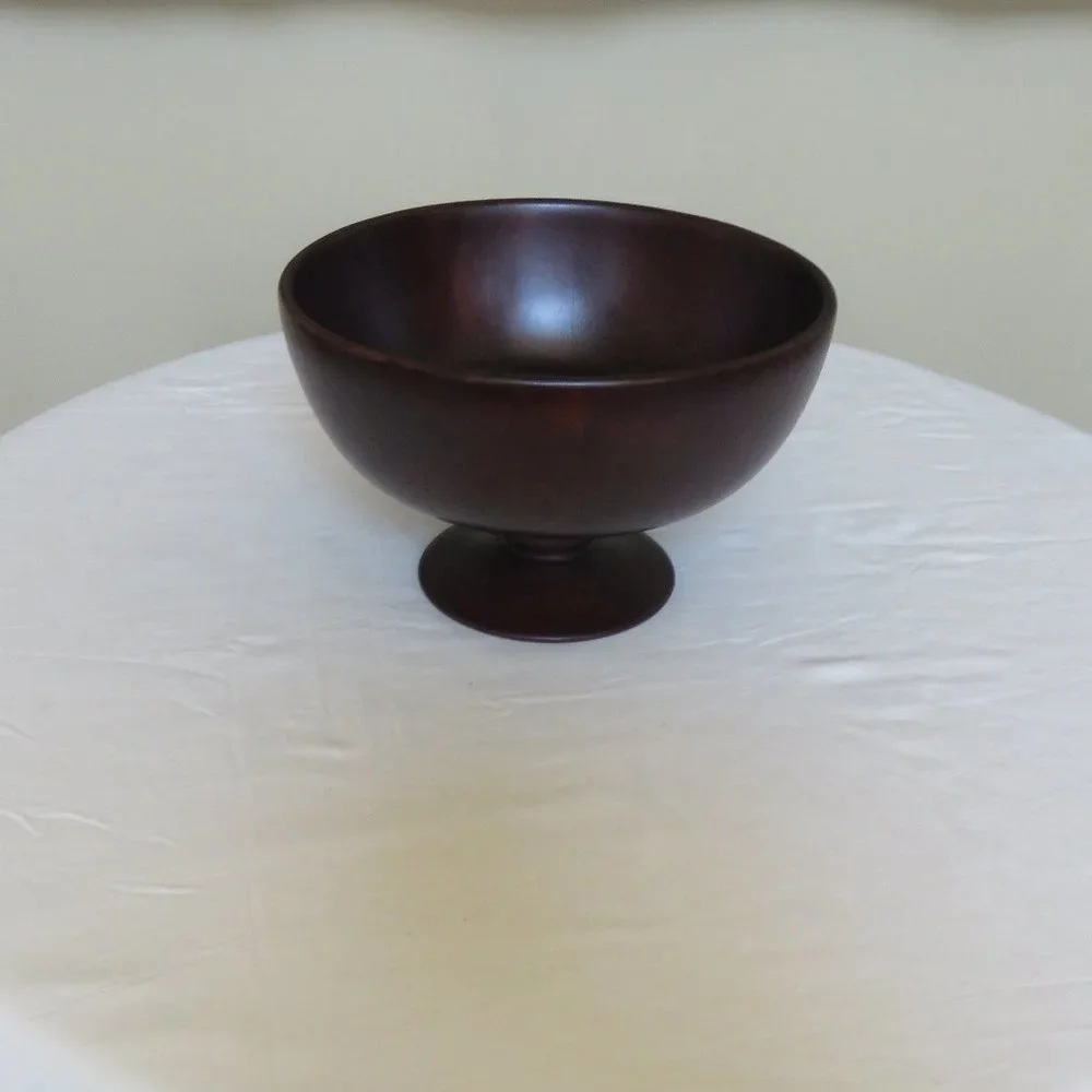 Wooden Pedestal Bowl by Nautica